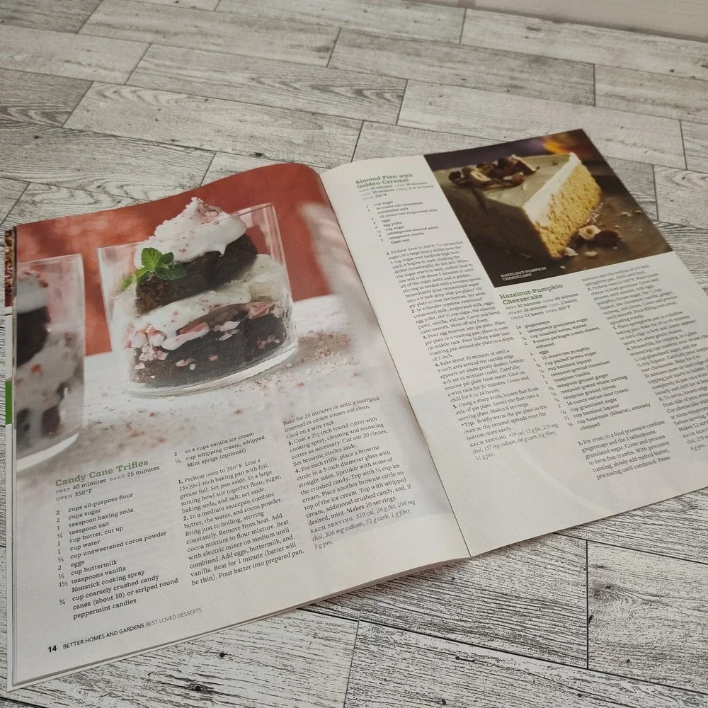 Better Homes and Gardens Best-Loved Desserts 2013 Cookbook Cottagecore Recipes